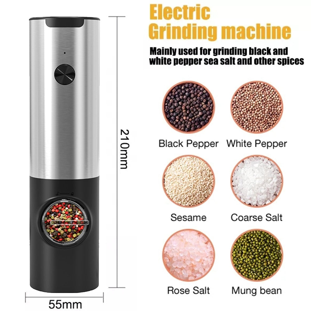 Rechargeable Salt And Pepper Grinder