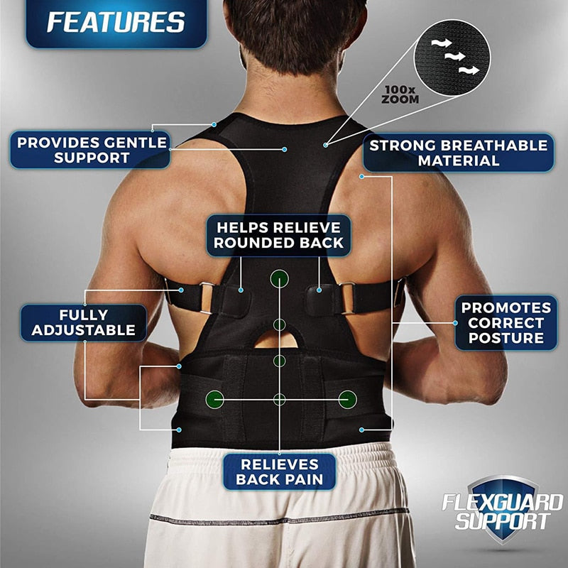 Magnetic therapy + Posture Corrector